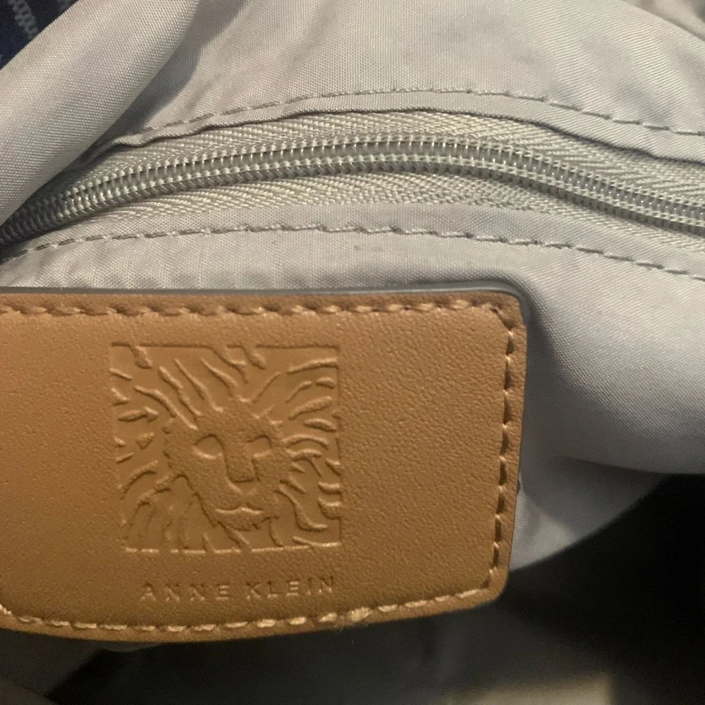Anne Klein Hobo Purse Bag with Tassles